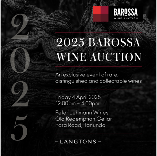 2025 Barossa Wine Auction - Hosted by Peter Lehmann Wines - Peter Lehmann Wines