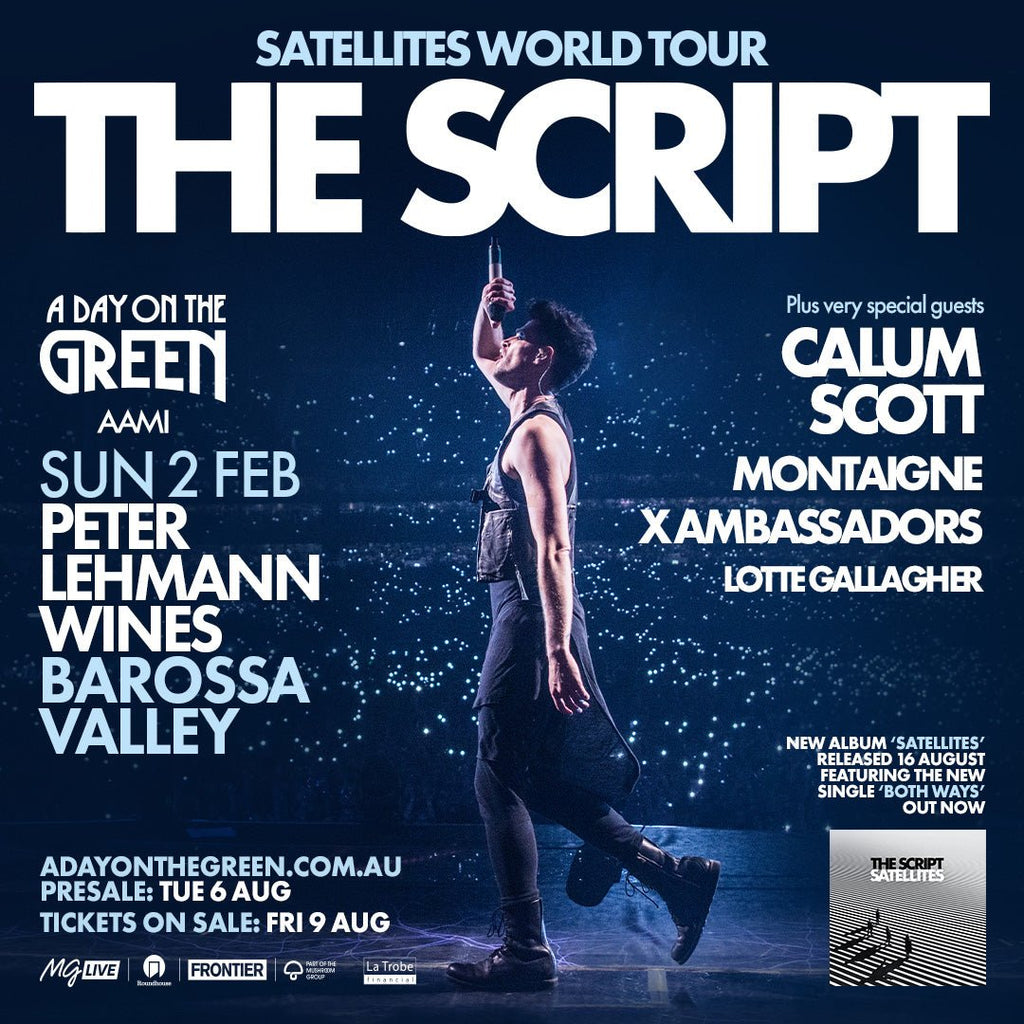 A Day On The Green - The Script Satellites World Tour - 2nd February 2025 - Peter Lehmann Wines